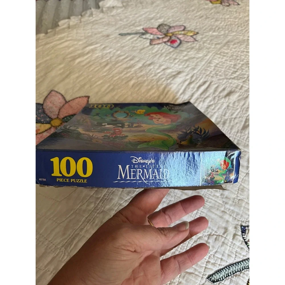 Vintage Disney The Little Mermaid 100 Piece Jigsaw Puzzle Parker Brothers 4079A